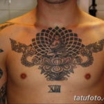 Фото красивые тату на груди 12.08.2019 №084 - beautiful tattoos on the chest - tatufoto.com