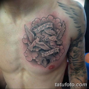 Фото красивые тату на груди 12.08.2019 №091 - beautiful tattoos on the chest - tatufoto.com