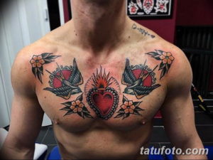 Фото красивые тату на груди 12.08.2019 №096 - beautiful tattoos on the chest - tatufoto.com