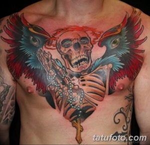 Фото красивые тату на груди 12.08.2019 №100 - beautiful tattoos on the chest - tatufoto.com
