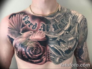 Фото красивые тату на груди 12.08.2019 №103 - beautiful tattoos on the chest - tatufoto.com