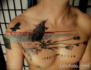 Фото красивые тату на груди 12.08.2019 №104 - beautiful tattoos on the chest - tatufoto.com