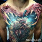 Фото красивые тату на груди 12.08.2019 №112 - beautiful tattoos on the chest - tatufoto.com