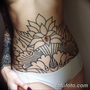 Фото красивые тату на животе 12.08.2019 №001 - tattoos on the stomach - tatufoto.com