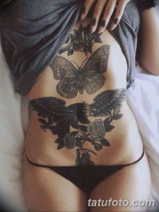 Фото красивые тату на животе 12.08.2019 №029 - tattoos on the stomach - tatufoto.com