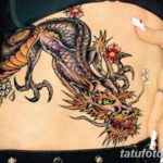 Фото красивые тату на животе 12.08.2019 №037 - tattoos on the stomach - tatufoto.com