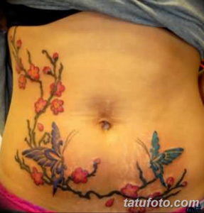 Фото красивые тату на животе 12.08.2019 №041 - tattoos on the stomach - tatufoto.com