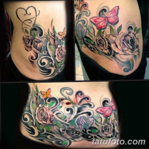 Фото красивые тату на животе 12.08.2019 №042 - tattoos on the stomach - tatufoto.com