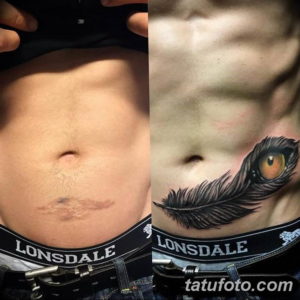 Фото красивые тату на животе 12.08.2019 №087 - tattoos on the stomach - tatufoto.com