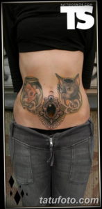 Фото красивые тату на животе 12.08.2019 №126 - tattoos on the stomach - tatufoto.com