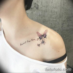 Фото красивые тату на ключице 12.08.2019 №005 - beautiful clavicle tattoos - tatufoto.com