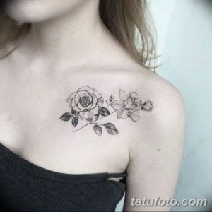 Фото красивые тату на ключице 12.08.2019 №011 - beautiful clavicle tattoos - tatufoto.com
