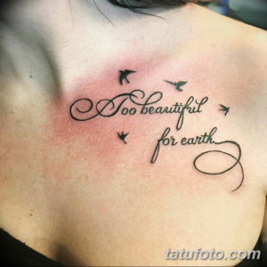 Фото красивые тату на ключице 12.08.2019 №014 - beautiful clavicle tattoos - tatufoto.com