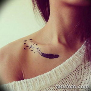 Фото красивые тату на ключице 12.08.2019 №019 - beautiful clavicle tattoos - tatufoto.com