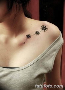 Фото красивые тату на ключице 12.08.2019 №022 - beautiful clavicle tattoos - tatufoto.com