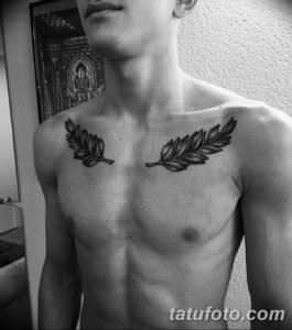 Фото красивые тату на ключице 12.08.2019 №033 - beautiful clavicle tattoos - tatufoto.com
