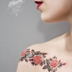 Фото красивые тату на ключице 12.08.2019 №034 - beautiful clavicle tattoos - tatufoto.com