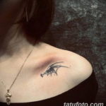 Фото красивые тату на ключице 12.08.2019 №036 - beautiful clavicle tattoos - tatufoto.com
