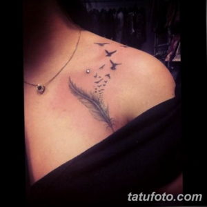 Фото красивые тату на ключице 12.08.2019 №043 - beautiful clavicle tattoos - tatufoto.com