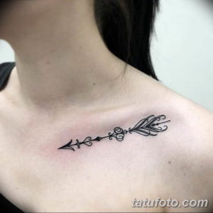 Фото красивые тату на ключице 12.08.2019 №046 - beautiful clavicle tattoos - tatufoto.com