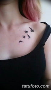 Фото красивые тату на ключице 12.08.2019 №078 - beautiful clavicle tattoos - tatufoto.com