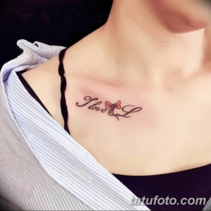 Фото красивые тату на ключице 12.08.2019 №080 - beautiful clavicle tattoos - tatufoto.com