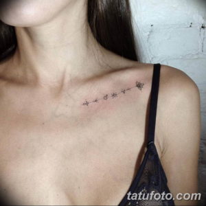 Фото красивые тату на ключице 12.08.2019 №083 - beautiful clavicle tattoos - tatufoto.com