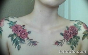 Фото красивые тату на ключице 12.08.2019 №087 - beautiful clavicle tattoos - tatufoto.com
