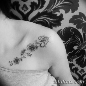 Фото красивые тату на ключице 12.08.2019 №092 - beautiful clavicle tattoos - tatufoto.com