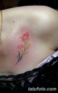 Фото красивые тату на ключице 12.08.2019 №095 - beautiful clavicle tattoos - tatufoto.com