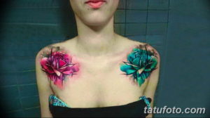 Фото красивые тату на ключице 12.08.2019 №106 - beautiful clavicle tattoos - tatufoto.com