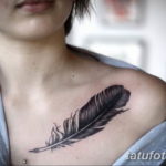 Фото красивые тату на ключице 12.08.2019 №110 - beautiful clavicle tattoos - tatufoto.com