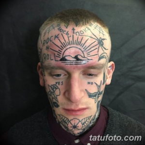 Фото красивые тату на лице 12.08.2019 №003 - beautiful face tattoos - tatufoto.com