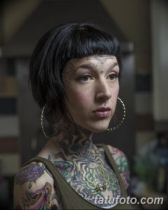Фото красивые тату на лице 12.08.2019 №006 - beautiful face tattoos - tatufoto.com