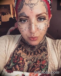 Фото красивые тату на лице 12.08.2019 №008 - beautiful face tattoos - tatufoto.com