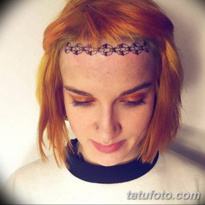 Фото красивые тату на лице 12.08.2019 №017 - beautiful face tattoos - tatufoto.com