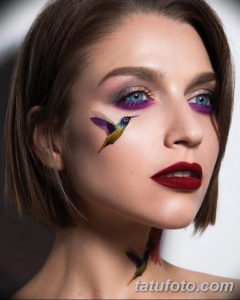 Фото красивые тату на лице 12.08.2019 №018 - beautiful face tattoos - tatufoto.com