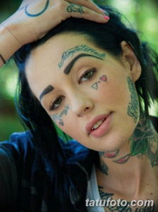 Фото красивые тату на лице 12.08.2019 №026 - beautiful face tattoos - tatufoto.com