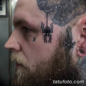 Фото красивые тату на лице 12.08.2019 №037 - beautiful face tattoos - tatufoto.com