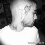 Фото красивые тату на лице 12.08.2019 №045 - beautiful face tattoos - tatufoto.com