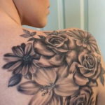 Фото красивые тату на лопатке 12.08.2019 №004 - tattoos on the shoulder bla - tatufoto.com