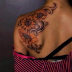 Фото красивые тату на лопатке 12.08.2019 №012 - tattoos on the shoulder bla - tatufoto.com