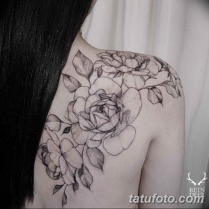 Фото красивые тату на лопатке 12.08.2019 №035 - tattoos on the shoulder bla - tatufoto.com