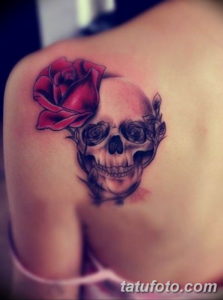Фото красивые тату на лопатке 12.08.2019 №039 - tattoos on the shoulder bla - tatufoto.com