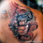 Фото красивые тату на лопатке 12.08.2019 №085 - tattoos on the shoulder bla - tatufoto.com