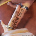 Фото красивые тату на пальцах 12.08.2019 №025 - beautiful finger tattoos - tatufoto.com