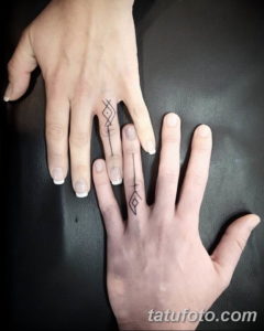 Фото красивые тату на пальцах 12.08.2019 №028 - beautiful finger tattoos - tatufoto.com