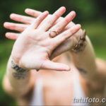 Фото красивые тату на пальцах 12.08.2019 №045 - beautiful finger tattoos - tatufoto.com