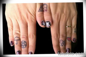 Фото красивые тату на пальцах 12.08.2019 №057 - beautiful finger tattoos - tatufoto.com