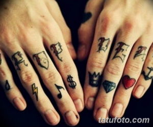 Фото красивые тату на пальцах 12.08.2019 №069 - beautiful finger tattoos - tatufoto.com
